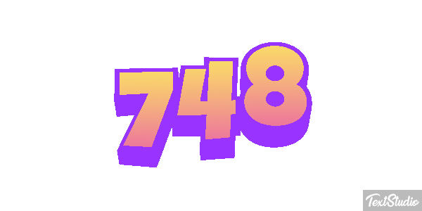 748 テキスト効果