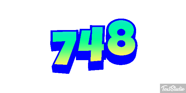 748 テキスト効果