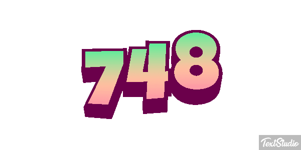 748 テキスト効果