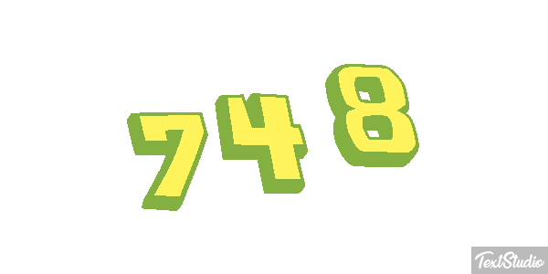 748 テキスト効果