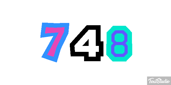 748 テキスト効果