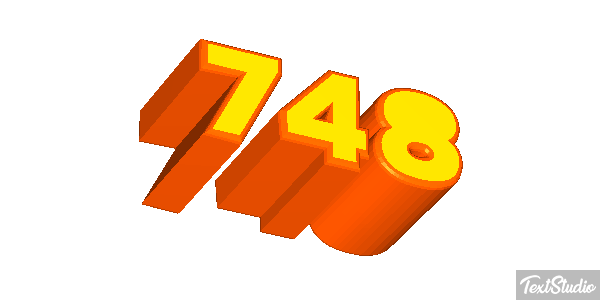 748 テキスト効果
