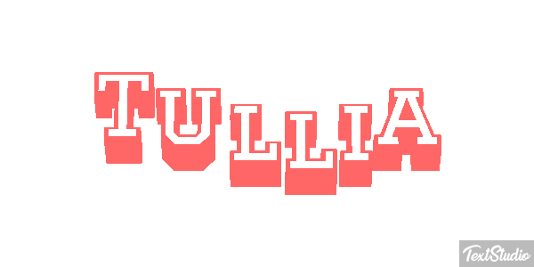 Tullia Текстовый эффект