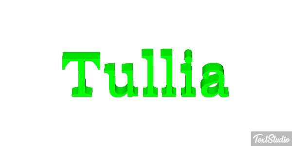 Tullia Текстовый эффект