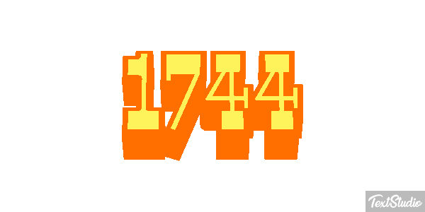 1744 Текстовый эффект