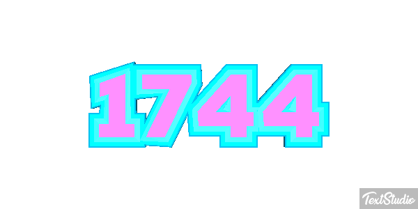 1744 Текстовый эффект