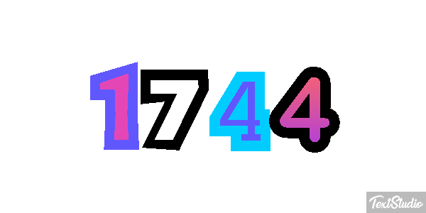 1744 Текстовый эффект