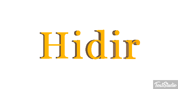 Hıdır Effetto testo