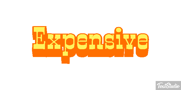 Expensive Efecto de texto