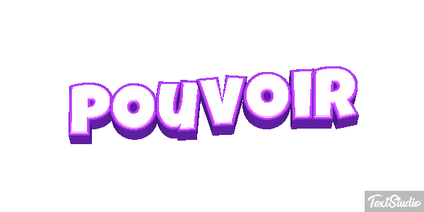 Pouvoir テキスト効果