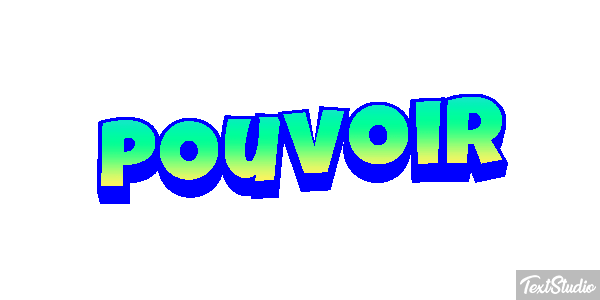 Pouvoir テキスト効果