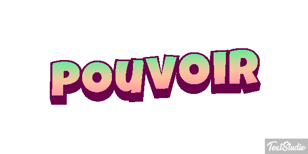 Pouvoir テキスト効果
