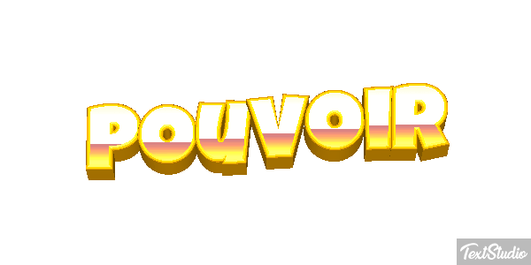 Pouvoir テキスト効果