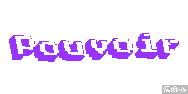 Pouvoir テキスト効果