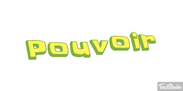 Pouvoir テキスト効果