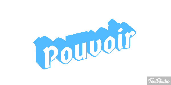 Pouvoir テキスト効果