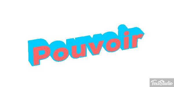 Pouvoir テキスト効果