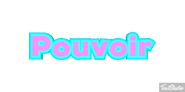 Pouvoir テキスト効果