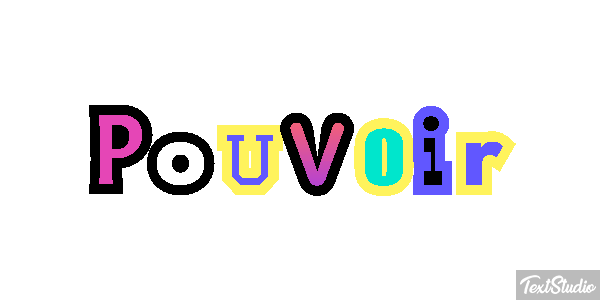 Pouvoir テキスト効果