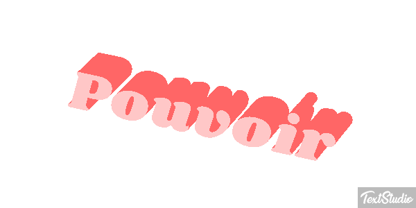 Pouvoir テキスト効果