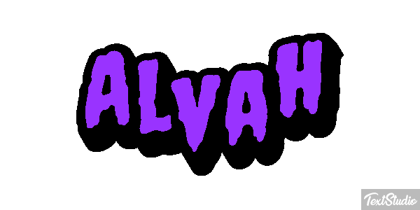 Alvah Text effect