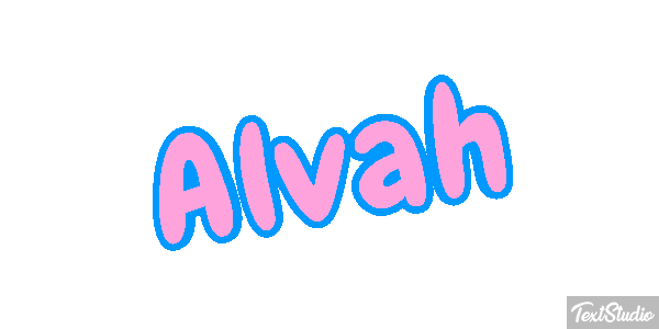 Alvah Text effect