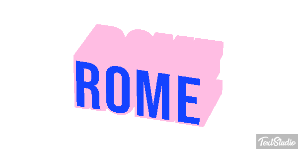 Rome Effetto testo