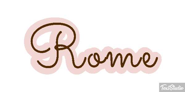 Rome Effetto testo
