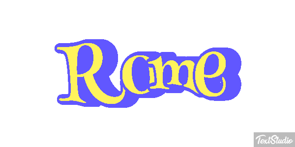 Rome Effetto testo