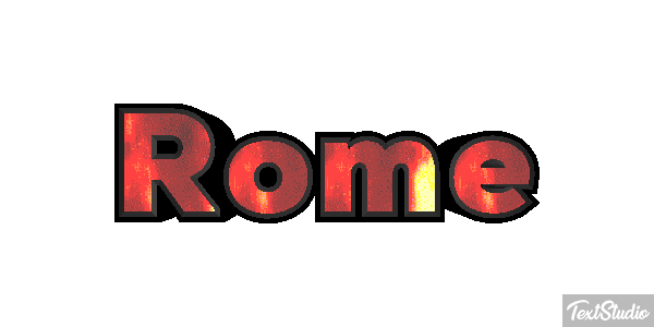 Rome Effetto testo