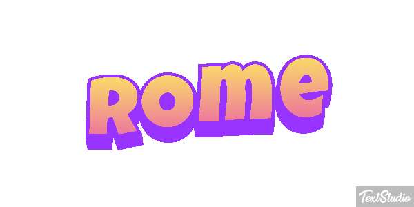 Rome Effetto testo