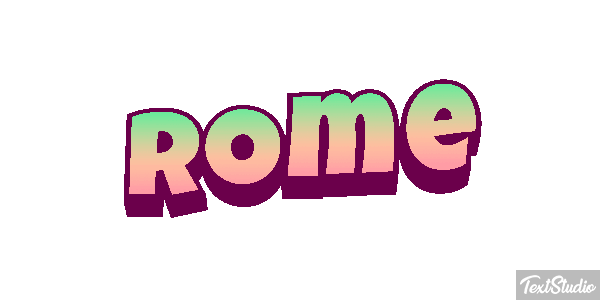 Rome Effetto testo