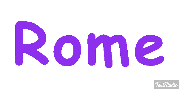 Rome Effetto testo