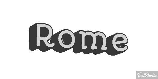 Rome Effetto testo
