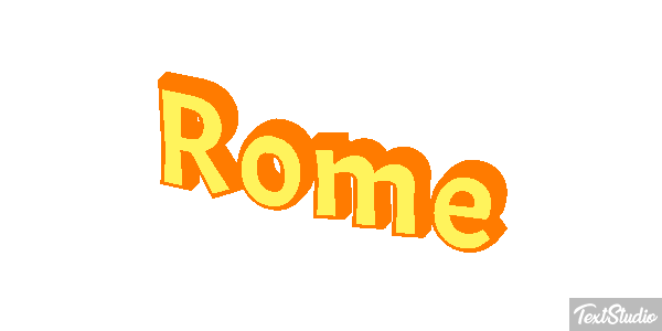 Rome Effetto testo