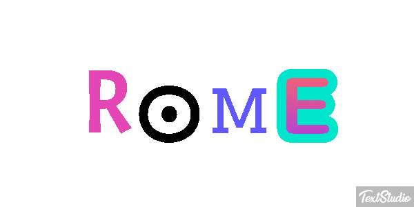 Rome Effetto testo