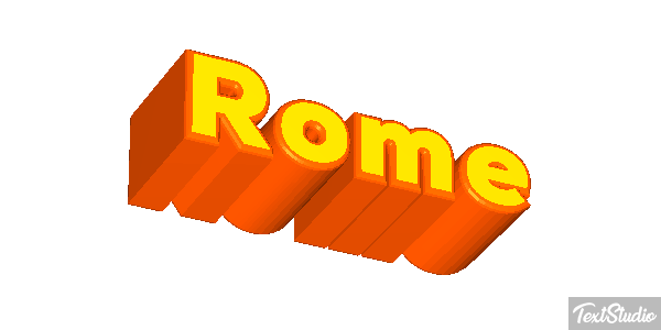 Rome Effetto testo