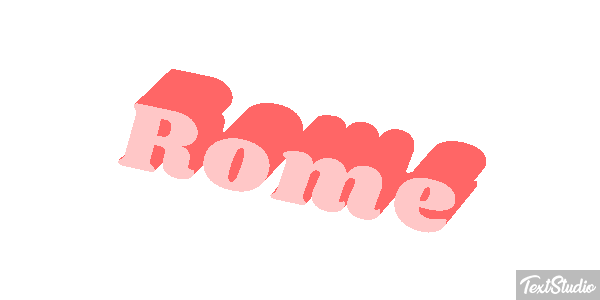 Rome Effetto testo
