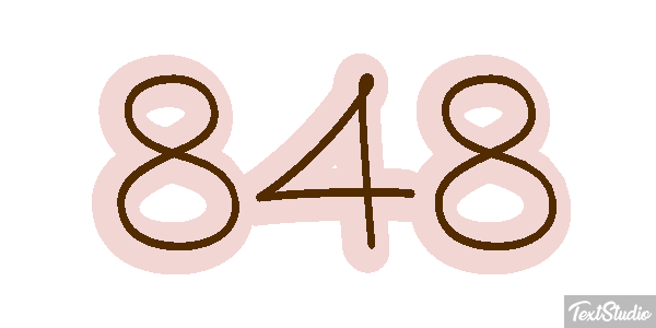 848 Effet de texte