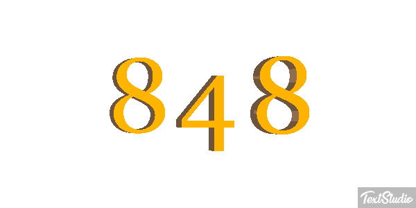 848 Effet de texte