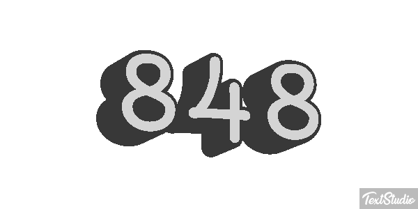 848 Effet de texte
