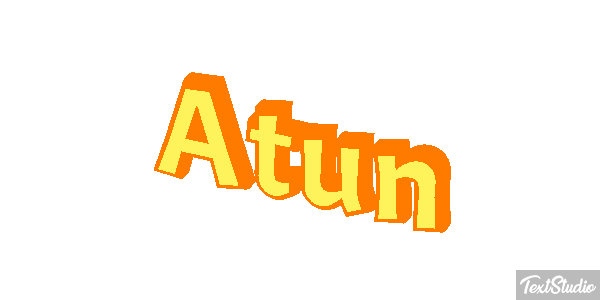 Atún Efekt tekstowy