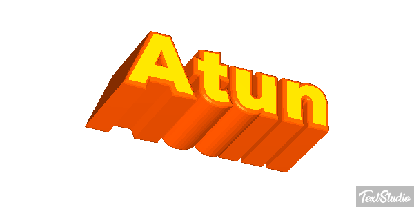Atún Efekt tekstowy