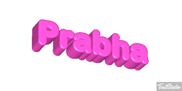Prabha Текстовый эффект