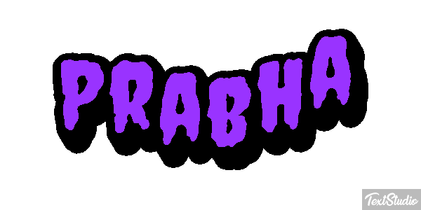 Prabha Текстовый эффект