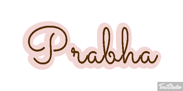 Prabha Текстовый эффект