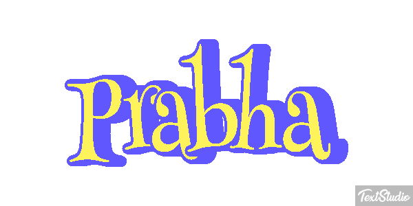 Prabha Текстовый эффект