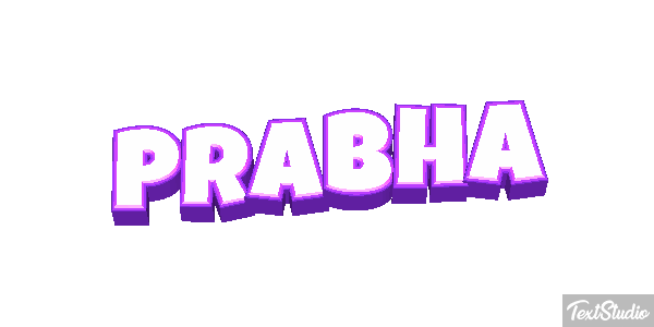Prabha Текстовый эффект