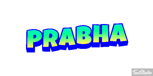 Prabha Текстовый эффект