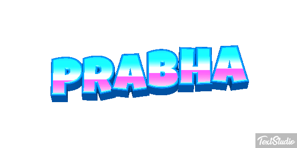 Prabha Текстовый эффект